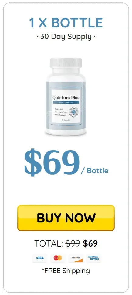 Quietum Plus - 1  bottle pricing